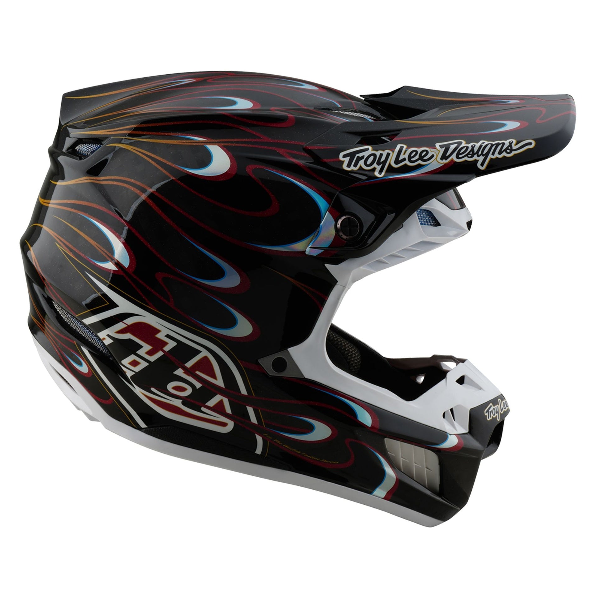 Casco Troy Lee Designs Se5 Ece de Carbón Torched Black / Red
